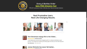 Customer success stories and testimonials for Prostadine supplement