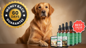 Pawbiotix 100% money-back guarantee seal for a risk-free purchase.