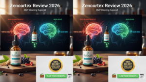 ZenCortex Review 2026 bottle with natural hearing support ingredients
